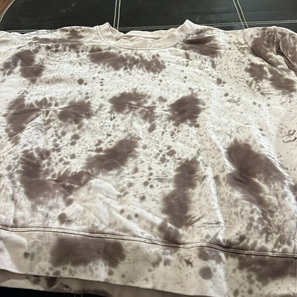 lululemon athletica Tie-Dye Sweatshirt in Brown and Cream - Picture 6 of 6